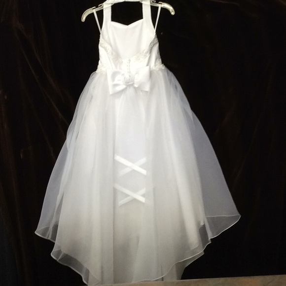 Davids Bridal Junior Bride Dress Girls Size 5 - Picture 3 of 8